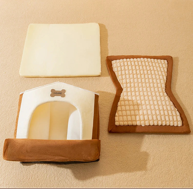 All Season Detachable Pet Kennel Bed for Dogs